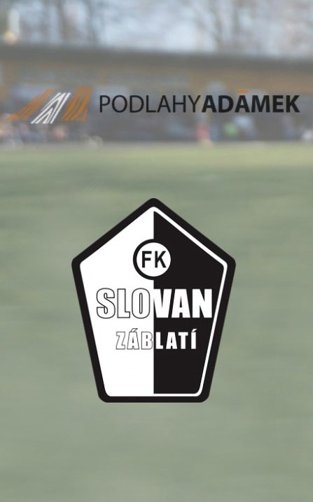 Podlahy Adámek. Aktuality. Podporujeme malé fotbalisty z FK Slovan Záblatí.