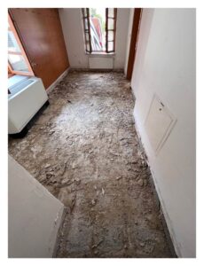 Renovace podkladu a pokládka koberce v kině K3 Bohumín.