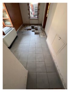 Renovace podkladu a pokládka koberce v kině K3 Bohumín.