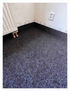 Renovace podkladu a pokládka koberce v kině K3 Bohumín.